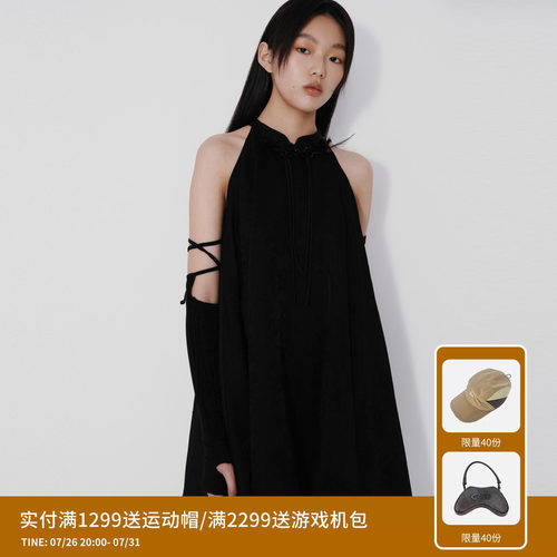 REVAN芮范设计师款新中式盘扣无袖连衣裙RM71101151