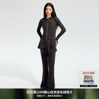 REVAN芮范设计师款休闲风包针绣卫衣套装RL92402086