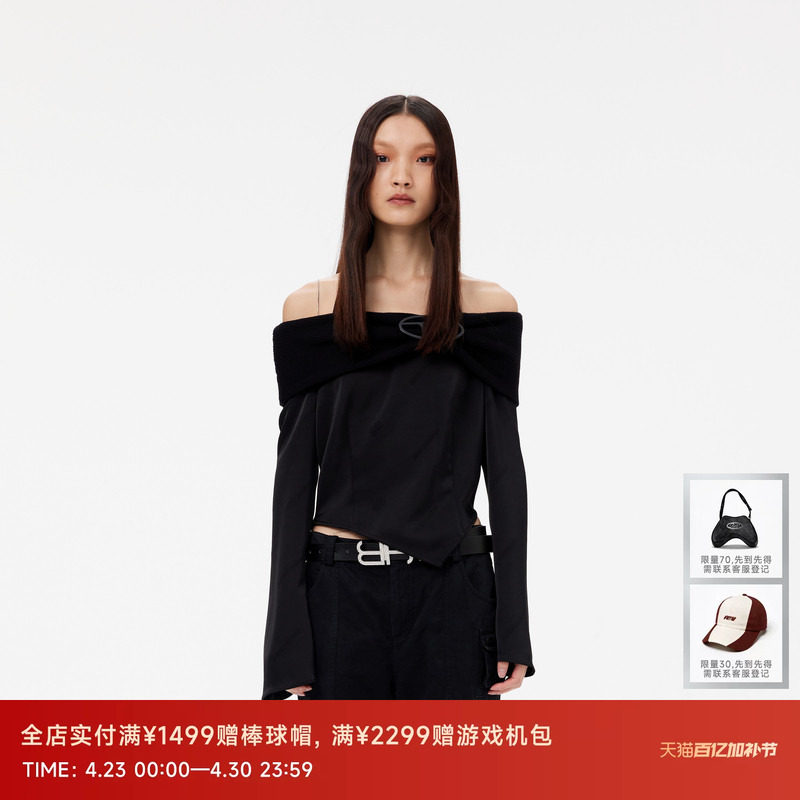 REVAN芮范设计师款高级感一字领短单衣RM10801061