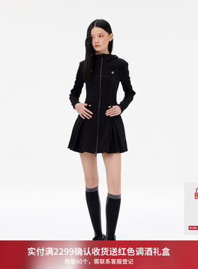 REVAN芮范设计师款神秘感猫女郎连衣裙RM11101133