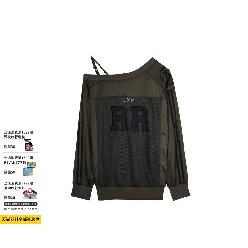 REVAN芮范设计师款球场芭蕾风露肩单衣RL10801051
