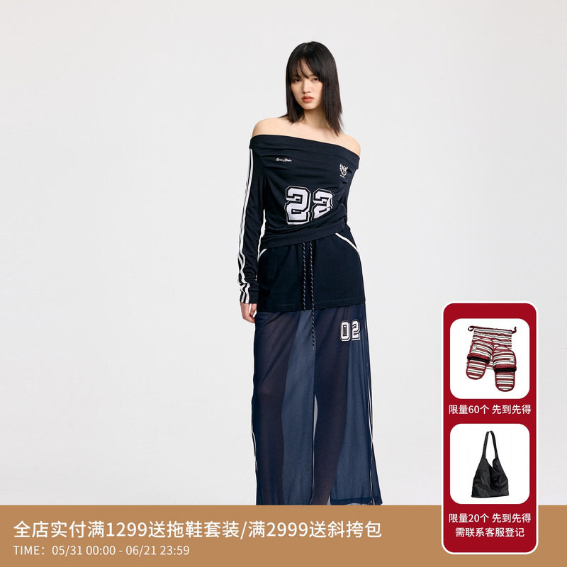 【李雪琴同款】REVAN芮范美式运动长裙套装RL32404519