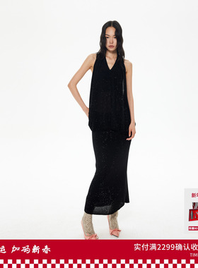 REVAN芮范设计师款奢华派对风黑色三件套RL92404511