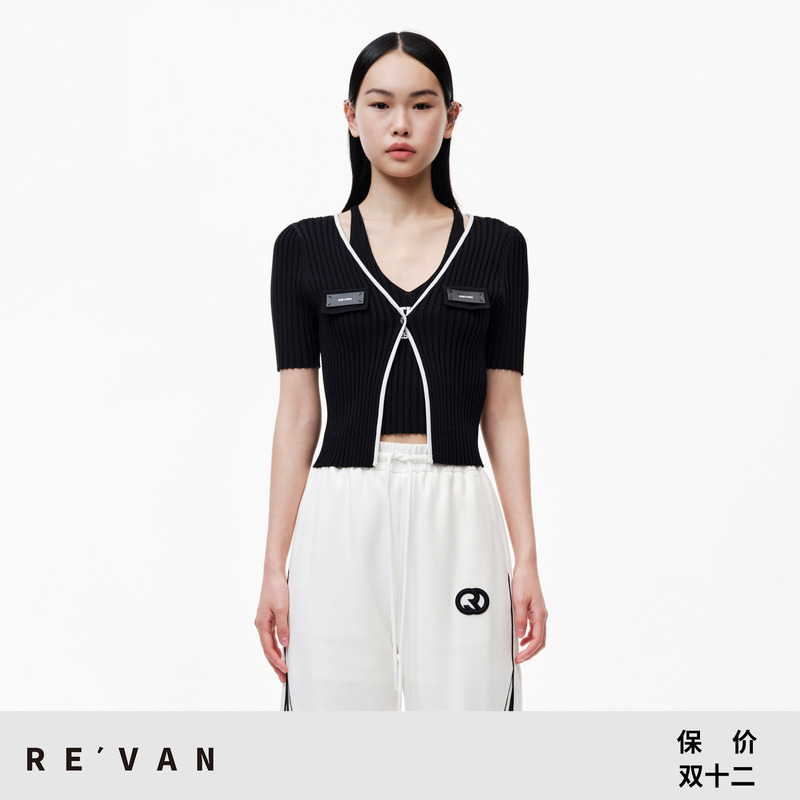 revan高级感通勤紧身毛衫