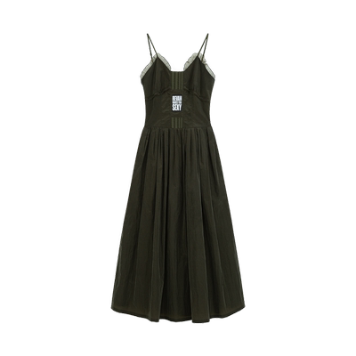 REVAN芮范设计师款闺房风花边吊带连衣裙RM31101206