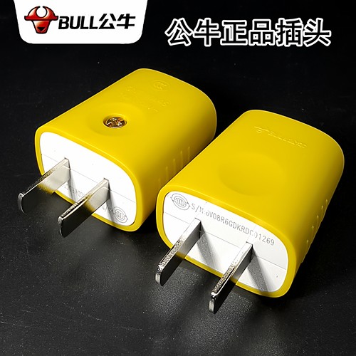 孚港10AL4S正品防摔二脚插头