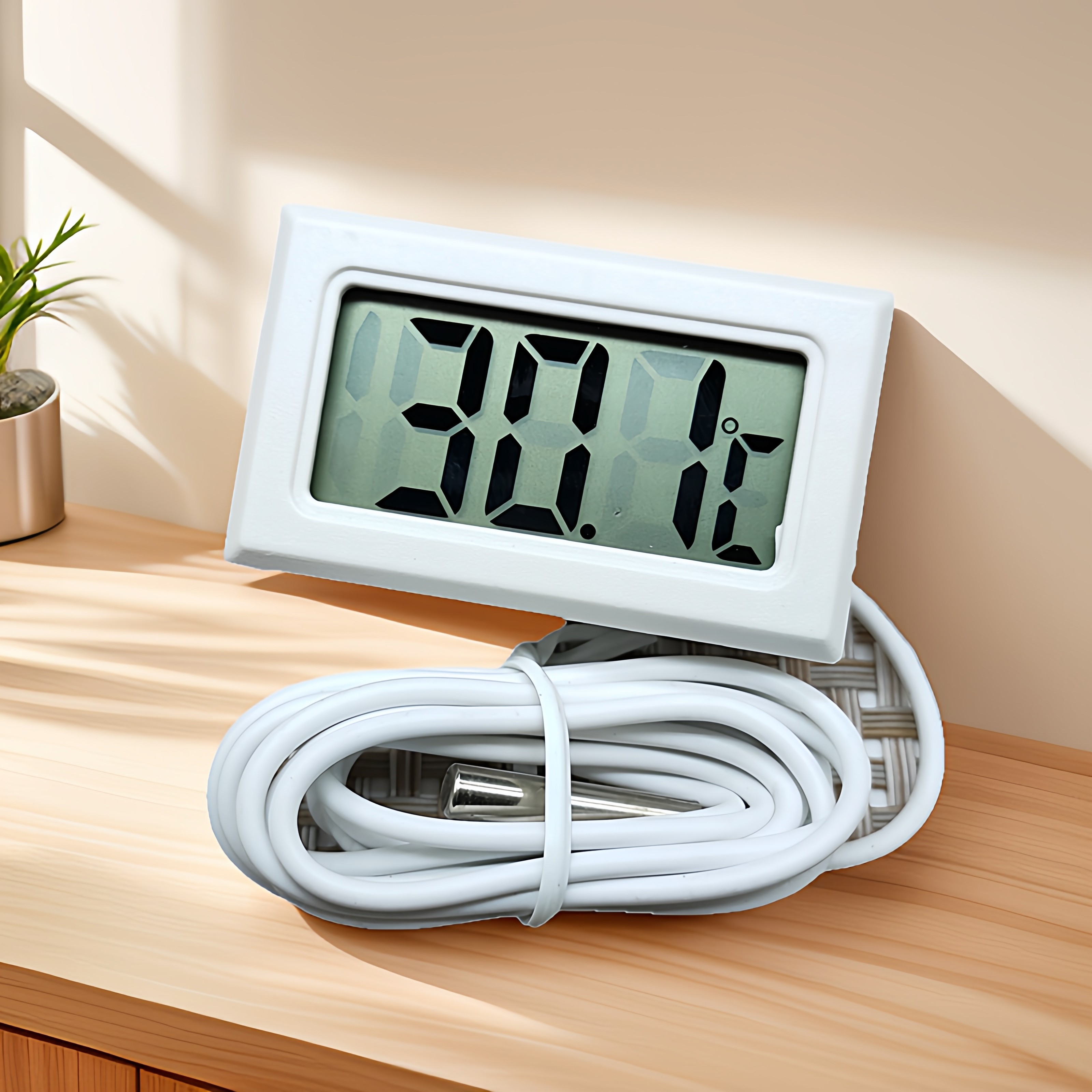 电子温度计数显温度计浴缸冰箱鱼缸水温表测温仪防水线