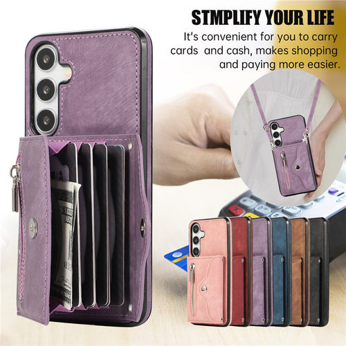 适用samsungA555Gcase插卡包