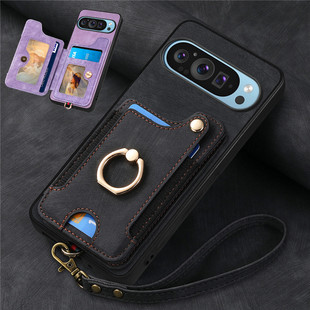 适用谷歌Google Pixel 10ProXL手机壳pixel9a case卡包pixel9pro/8pro手機殼phone card cover保护7a皮套挂绳