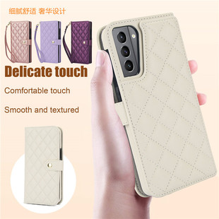 s21 case适用a52s三星A55 5G手机壳samsung a54 card cover插卡斜挎note20 ultra手機殼A15背卡包S21plus皮套