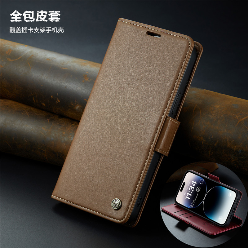 适用iphone16pro翻盖插卡手机壳