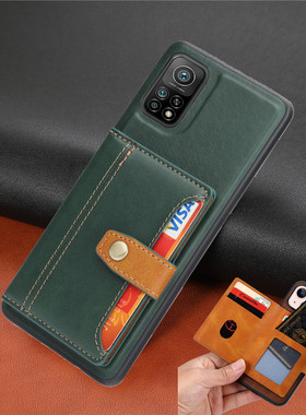 适用国内版红米note11pro+手机壳redminote11pro5G插卡包小米PocoM4Pro卡套保护por支架防摔外壳wallet cover