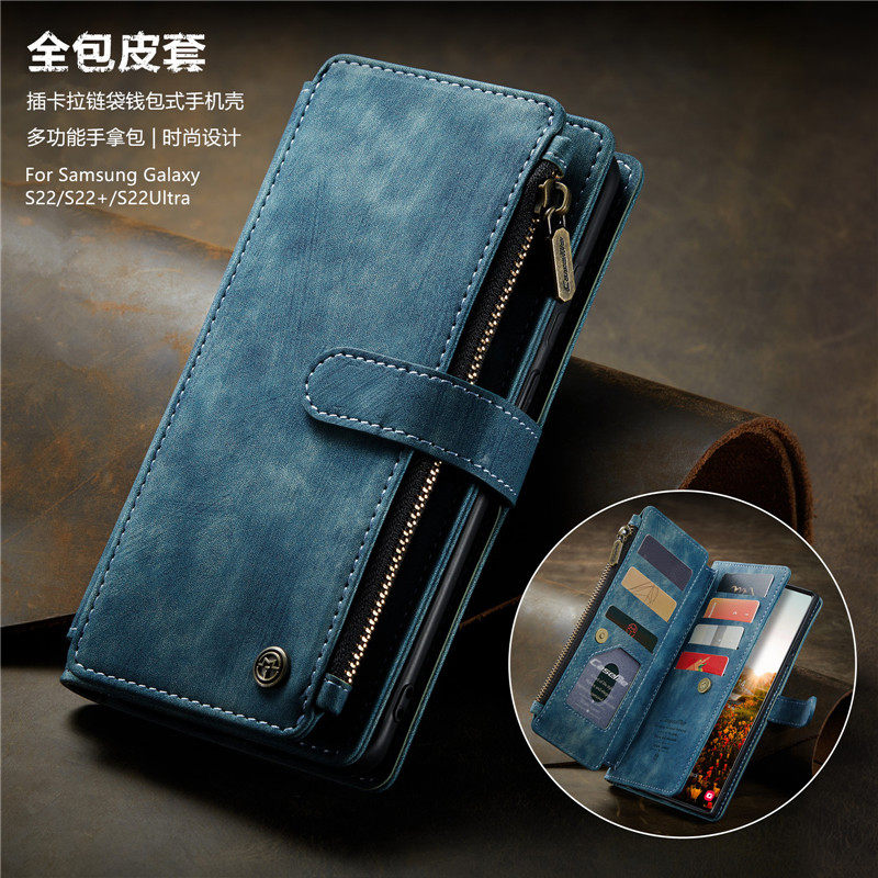 case samsung s22 ultra适用三星s22 手機殼钱包galaxy插卡s21fe翻盖