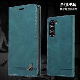 s23fe case适用三星s24ultra手机壳samsung s23+插卡翻盖皮套galaxy全包s23uitra手機殼s24plus保護套男新款