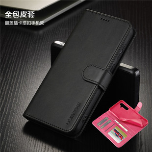 cover卡套适用三星s24fe手机壳卡槽samsung s25 ultra phone case翻盖插卡包s23+电话壳note20 ultra钱夹外套
