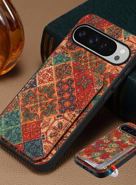 适用googlepixel9A手机壳可插卡谷歌pixel10pro xl card case卡槽pixel8pro花式7a手機殼創意pi6pro卡套cover