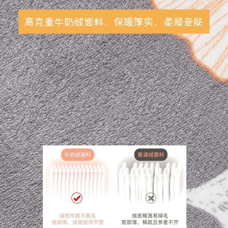 牛奶绒飘窗垫窗台垫轻奢新款卡通高端现代风主卧儿童房阳台垫