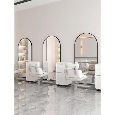 网红理发店镜子发廊专用美容美发镜台烫染壁挂贴墙自粘单面剪发镜