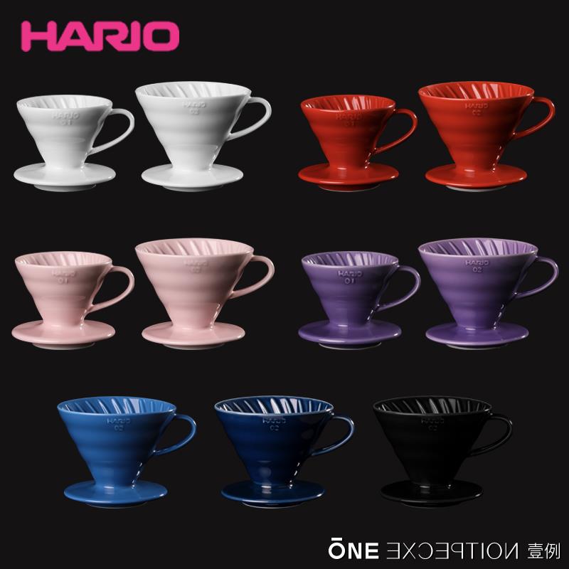 HARIO 日本原装进口正品 V60 有田烧 陶瓷滤杯 手冲咖啡滴滤杯VDC