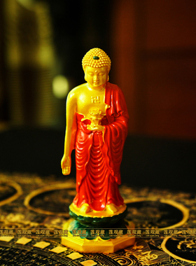 新吉祥彩绘阿弥陀佛车载祝福摆件