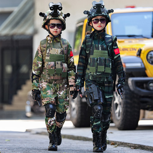 儿童迷彩服蛙服种兵套装男军训服