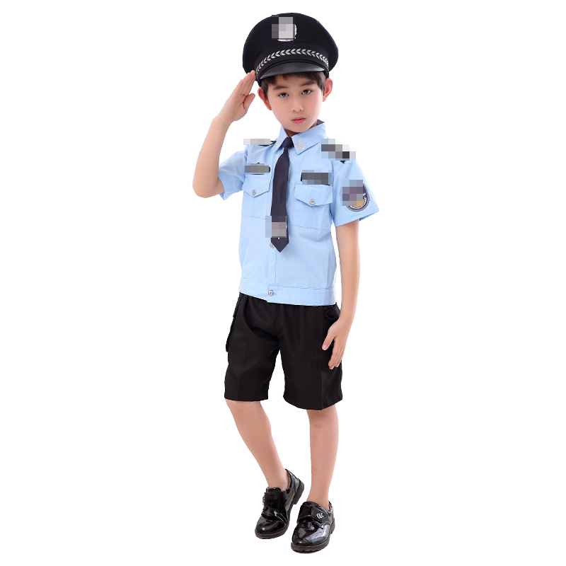 儿童警察服男女童特种兵特警服装