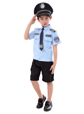 儿童警察服男女童特种兵特警服装