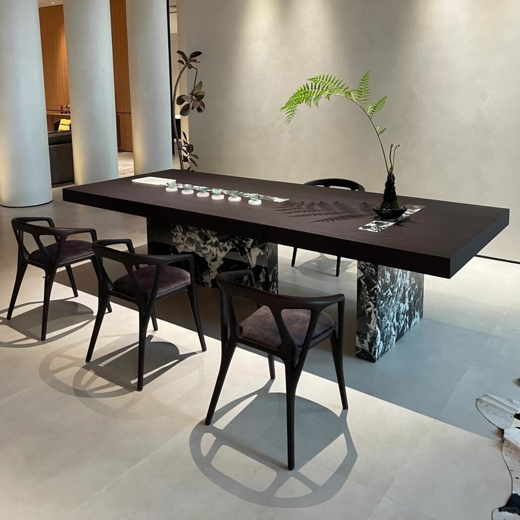 新中式实木茶桌椅组合