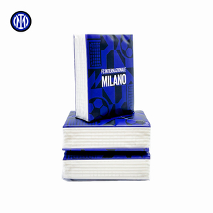 国际米兰足球俱乐部设计无香3层便携式小包纸巾面巾纸餐巾纸