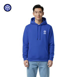 199元任选2件国际米FCIM款国米队徽连帽运动卫衣男士上衣冬季加厚