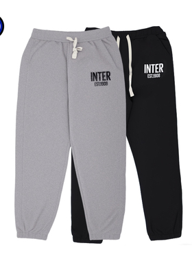 国际米兰足球俱乐部INTER款运动男士卫裤收脚国米长裤周边