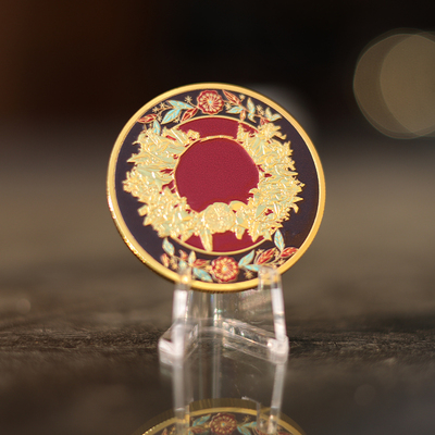 良渚博物院“古希腊的旅程”特展限定款文创:金属纪念章