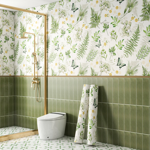 2025新款法式卫生间墙贴