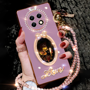 华为畅享70pro手机壳防摔CTR一AL20硅胶软壳畅想70por新款保护套全包镜头CTR-ALOO全包镜头大气简约女款钻潮