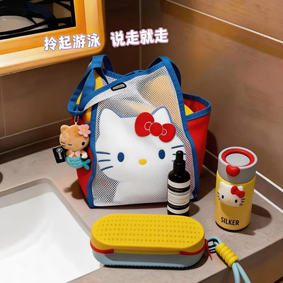 猫咪游泳包收纳包游泳专用装备大容量干湿分离潜水洗漱海边沙滩包