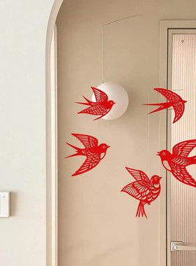 【家居好物】客厅摆件空中燕子平衡吊饰手工diy材料包新家装饰品