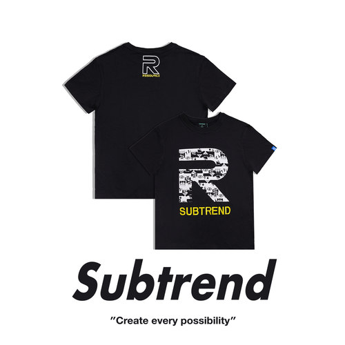 SUBTREND美式百搭宽松短袖T恤