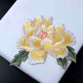 饰辅料民族风刺绣补贴大号牡丹花码 复古裙服装 包包扇子装 洞修复贴