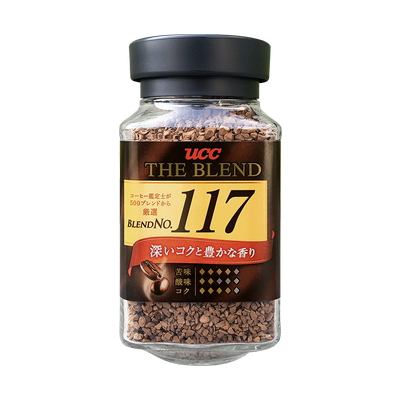 日本进口ucc117黑咖啡3罐装