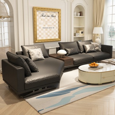 意式新款客厅沙发转角大户型