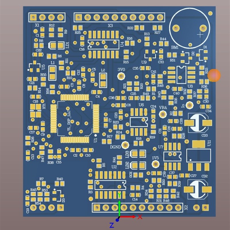 TMS320F28035车载充电机开关电源PCB+原理图+源码 单相PFC全桥LLC