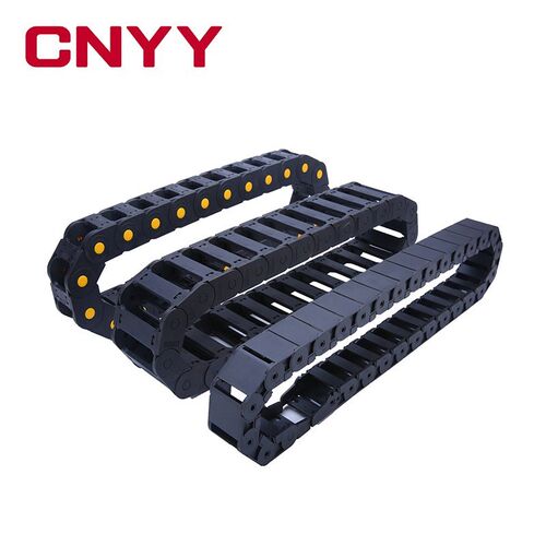 H60系列桥全半封闭式塑料尼龙PA66坦克工程机床静音拖链电缆线槽