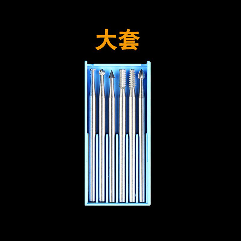 攻玉电动核雕刀雕刻刀橄榄核木雕微雕钻头木雕刀工具刀木工刀套装