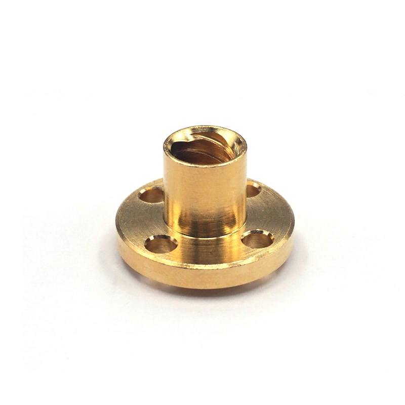 3D打印机配件丝杆T8铜螺母消间隙消回差螺母梯型不锈钢丝杆