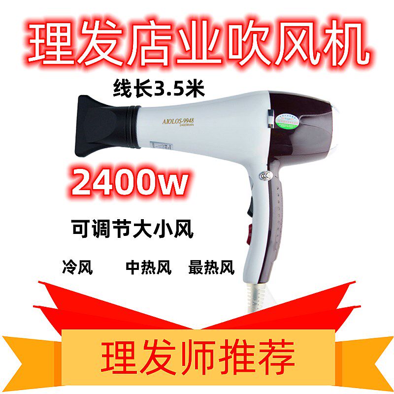 国宏风神9948吹风机2400W大功率发廊家用负离子不伤发专业造型