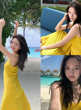 任敏吴昕同款 o cloche code羊毛针织吊带长款无袖修身连衣裙春夏