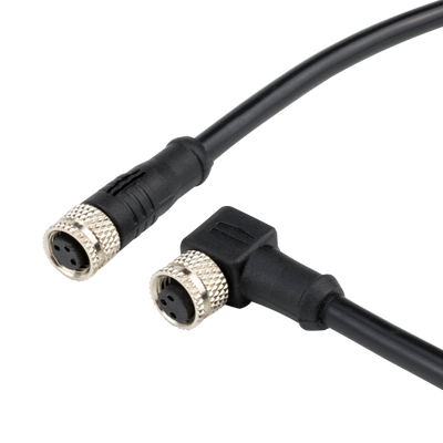 m8m12航空插头3针4针连接线