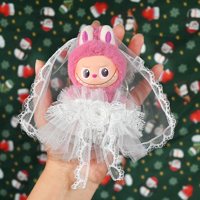 仅娃衣4.0拉布布衣服labubu娃衣毛绒玩具4代服饰钥匙扣挂件换装