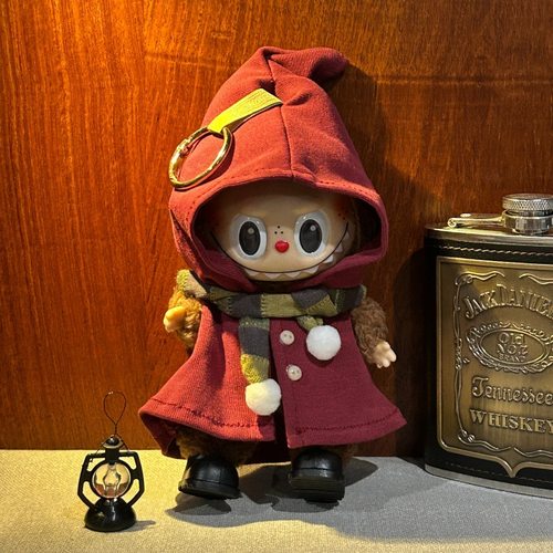 公仔粉色（斗篷+围巾）盲盒17cm