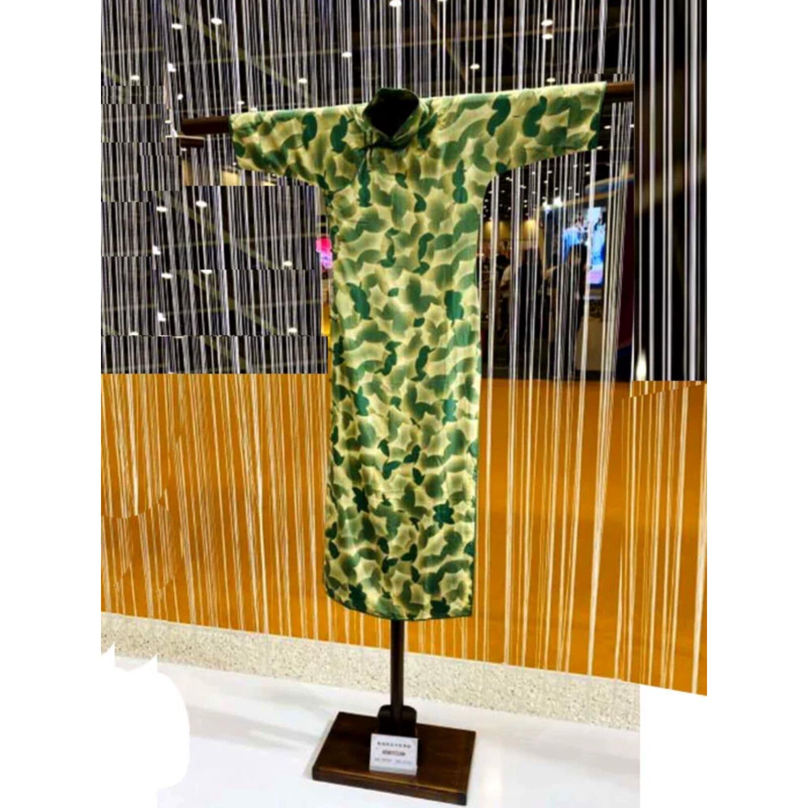 旗袍挂衣架汉服衣帽架简易T型服装落地架实木唐装国风摄影模特架